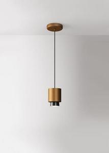 Hängelampe Fabbian Claque F43 20W 10cm - Bronze - F43 A01 76 small 0