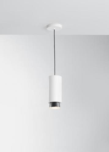 Prüfen Hängelampe Fabbian Claque F43 20W 20cm - Weiß - F43 A03 01