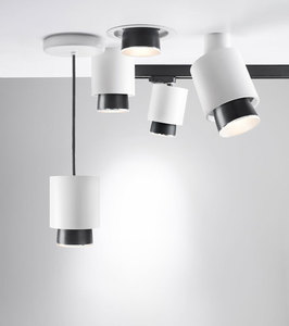 Hängelampe Fabbian Claque F43 20W 30cm - Weiß - F43 A06 01 1 Hängelampe Fabbian Claque F43 20W 30cm - Weiß - F43 A06 01 small 1