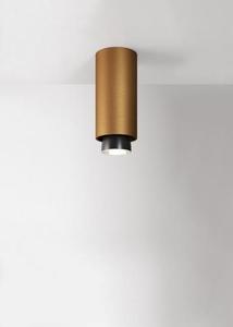 Strahler Fabbian Claque F43 20W 20cm - Bronze - F43 E04 76 small 0