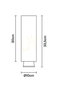 Strahler Fabbian Claque F43 20W 30cm - Bronze - F43 E05 76 small 1