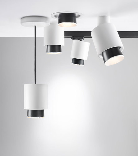 Prüfen Strahler Fabbian Claque F43 20W fahrbar - weiß - F43 E08 01