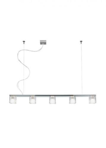 Prüfen Fabbian Cubetto Pendelleuchte - Transparent - D28 A05 00