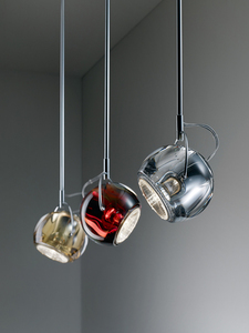 Fabbian Beluga Pendelleuchte für Kinnriemen - Transparent - D57 J05 00 small 2