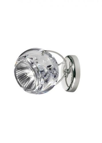 Prüfen Fabbian Beluga Wandleuchte - Transparent - D57 G13 00