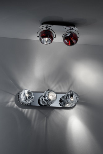 Prüfen Fabbian Beluga Double Plafond/Chandelier - Rot - D57 G23 03