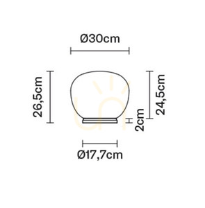 Fabbian Lumi Ø30 Schreibtischlampe - F07 B09 01 2 Fabbian Lumi Ø30 Schreibtischlampe - F07 B09 01 small 2