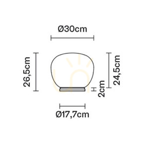 Fabbian Lumi Ø30 Schreibtischlampe - F07 B45 01 2 Fabbian Lumi Ø30 Schreibtischlampe - F07 B45 01 small 2