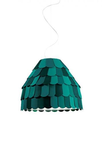 Prüfen Hängelampe Fabbian Roofer F12 57cm - Grün - F12 A01 43