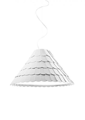 Prüfen Hängelampe Fabbian Roofer F12 76cm - Weiß - F12 A03 01