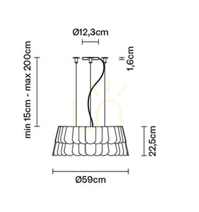 Hängelampe Fabbian Roofer F12 59cm - anthrazit - F12 A05 21 small 6