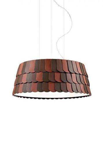 Prüfen Hängelampe Fabbian Roofer F12 79cm - orange - F12 A07 32