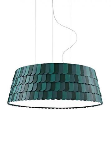 Prüfen Hängelampe Fabbian Roofer F12 119cm - Grün - F12 A09 43