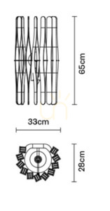 Wandleuchte Fabbian Stick F23 - F23 D02 69 small 3