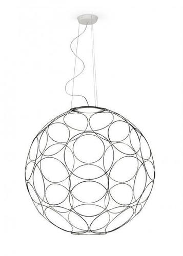 Prüfen Hängelampe Fabbian Giro F30 85cm - anthrazit - F30 A03 21