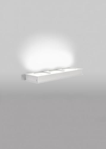 Prüfen Wandleuchte Fabbian Quarter F38 5W 33,5x10cm - Weiß - F38 G03 01