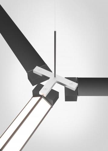 Prüfen Dreifachverbinder Fabbian Pivot F39 Z03 27 – eloxiertes Aluminium