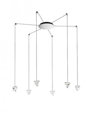 Prüfen Hängelampe Fabbian Tripla F41 3W 6 - Chrom - F41 G03 11