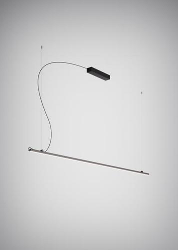 Prüfen Hängelampe Fabbian Freeline F44 8W 2m - Schwarz - F44 A03 02