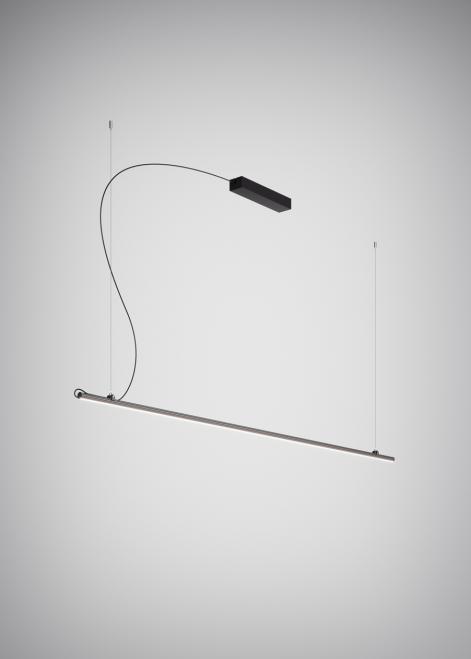 Prüfen Hängelampe Fabbian Freeline F44 8W 2m - Schwarz - F44 A04 02 Hängelampe Fabbian Freeline F44 8W 2m - Schwarz - F44 A04 02