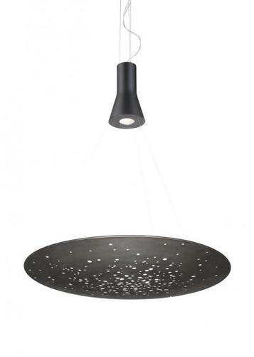 Prüfen Fabbian Lens Hängeleuchte F46 24W 90cm - Schwarz - F46 A03 14