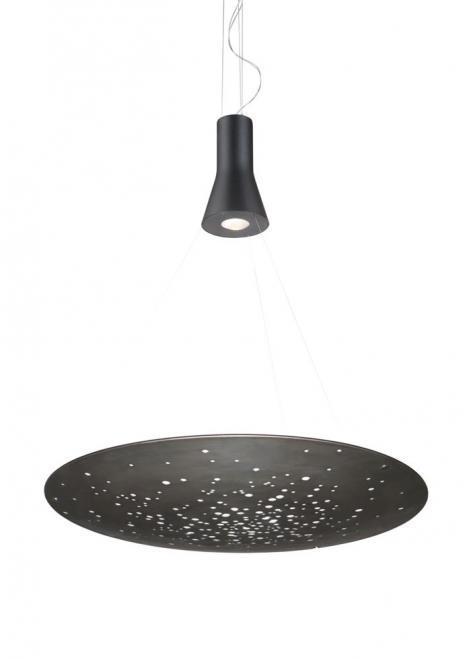 Prüfen Fabbian Lens Hängeleuchte F46 24W 90cm - Schwarz - F46 A03 14 Fabbian Lens Hängeleuchte F46 24W 90cm - Schwarz - F46 A03 14