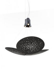 Fabbian Lens F46 24W 161x152cm Pendelleuchte - Drei Lichtquellen - Schwarz - F46 A07 14 0 Fabbian Lens F46 24W 161x152cm Pendelleuchte - Drei Lichtquellen - Schwarz - F46 A07 14 small 0