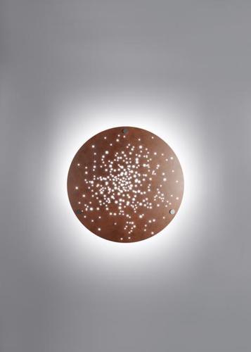 Prüfen Wandleuchte Fabbian Lens F46 45W 60cm - Rust - F46 G01 56