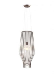 Hängelampe Fabbian Saya F47 22W 31cm - Braun und transparent - F47 A18 00 0 Hängelampe Fabbian Saya F47 22W 31cm - Braun und transparent - F47 A18 00 small 0