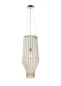 Hängelampe Fabbian Saya F47 22W 31cm - Gold und transparent - F47 A25 00 small 0