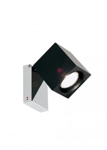 Prüfen Fabbian Cubetto Wandleuchte - schwarz - D28 G03 02