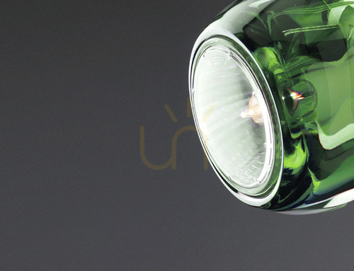 Prüfen Fabbian Beluga Triple Plafond/Chandelier - Grün - D57 G25 43