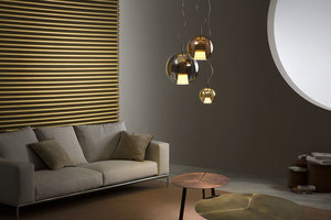 Fabbian Beluga Royal Ø40 Pendelleuchte - Gold - D57 A61 12 small 2