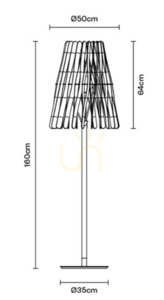Fabbian Stick F23 22W Cono Stehleuchte - F23 C02 69 2 Fabbian Stick F23 22W Cono Stehleuchte - F23 C02 69 small 2