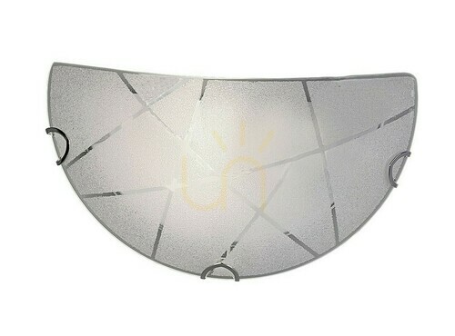 Prüfen Trio SANDRINA 201200100 Wandleuchte – weißes Glas, E27, 30 cm