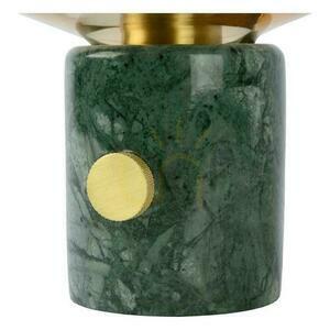 Lucide CHARLIZE Tischleuchte E27 40W grüner Marmor Bernsteinglas Retro 23 cm 03520/01/62 small 4