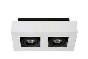 Downlight Lucide Xirax 2-flammig LED dimmbar Weiß 09119/11/31 small 1