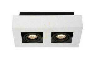 Downlight Lucide Xirax 2-flammig LED dimmbar Weiß 09119/11/31 small 0