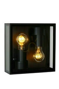 Außen-Deckenleuchte Lucide DUKAN Schwarz Metall IP65 E27 15802/02/30 small 0