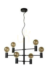 Pendelleuchte Lucide LEANNE schwarz 6-flammig Metall Vintage 21421/06/30 small 1