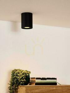 Downlight LED Lucide TUBE schwarz GU10 9,6 cm Aluminium 22952/11/30 small 2