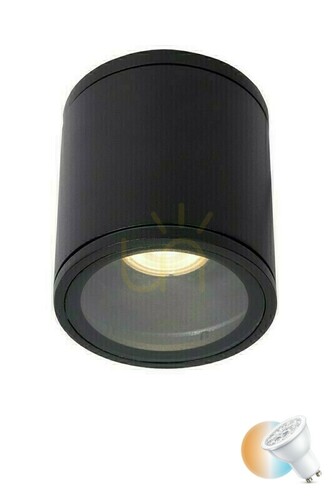 Prüfen Downlight Lucide AVEN schwarz IP65 GU10 9 cm 22962/01/30