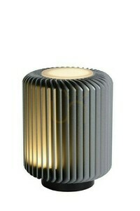 Tischleuchte Lucide TURBIN Grau Aluminium LED 5W 3000K 26500/05/36 small 0