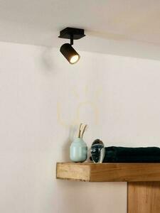 Plafond Lucide Lennert Schwarz LED GU10 5W IP44 26958/05/30 small 2