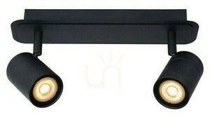 Plafond Lucide LENNERT schwarz LED GU10 2-flammig IP44 26958/10/30 small 0