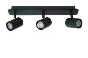Plafond Lucide LENNERT schwarz 3x GU10 IP44 Badezimmer 26958/15/30 small 1