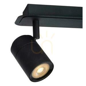 Plafond Lucide LENNERT schwarz 3x GU10 IP44 Badezimmer 26958/15/30 small 3