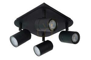 Plafond Lucide LENNERT schwarz LED 4-flammig IP44 GU10 26958/20/30 small 1