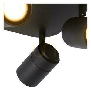 Plafond Lucide LENNERT schwarz LED 4-flammig IP44 GU10 26958/20/30 small 4