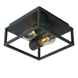 Plafond Lucide CARLYN schwarz Aluminium IP54 2x E14 27100/02/30 small 4